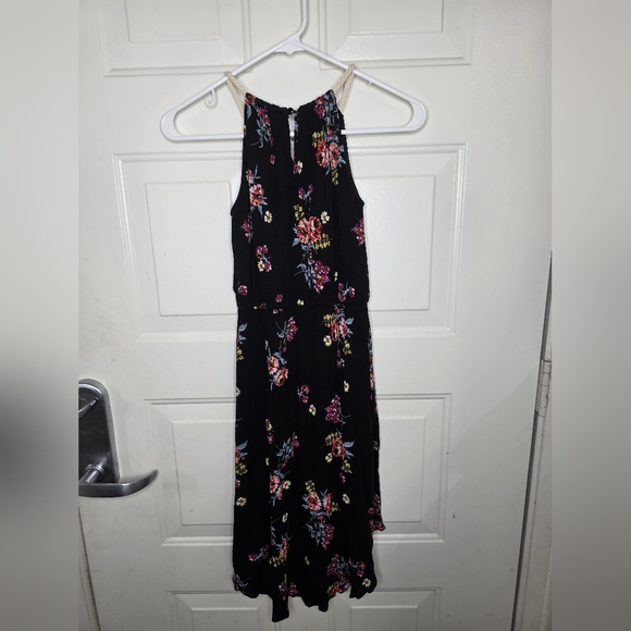 Zunie Girls Floral Hi-low Halter Dress Size 10 - Picture 6 of 6